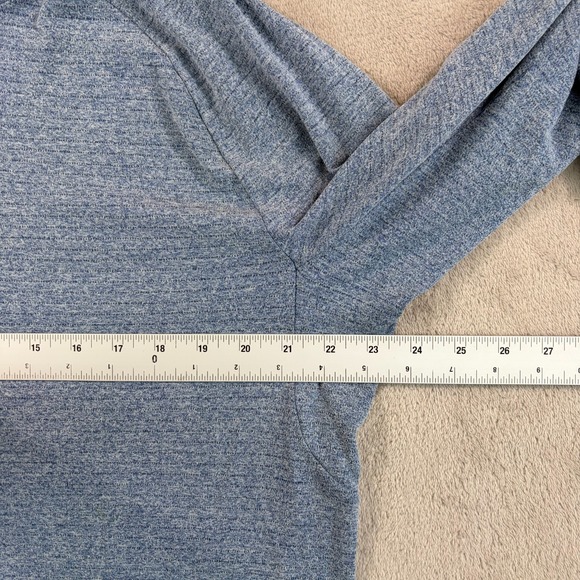 Lululemon Drysense Hoodie Men XL Blue Performance Classic Fit Long Sleeve Gym - Picture 4 of 5